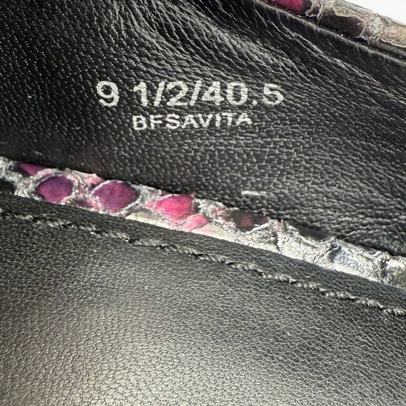 Brian Atwood Savita Snake Print Hidden Platform Pumps Heels Size 9.5 Us - Picture 10 of 16